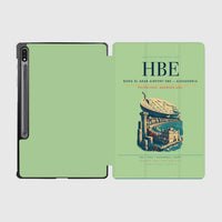 Thumbnail for Borg El Arab Airport (HBE) design on light green samsung tablet tablet case