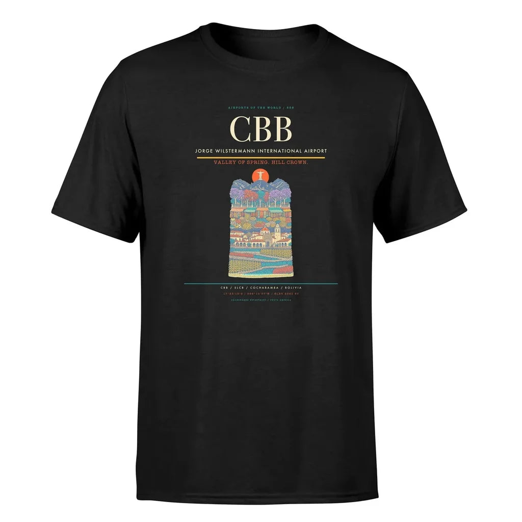 Cochabamba Airport (CBB) Premium T-Shirt Black