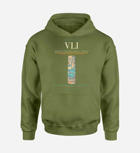 Thumbnail for Bauerfield International Airport (VLI) design on green army hoodie single-side print