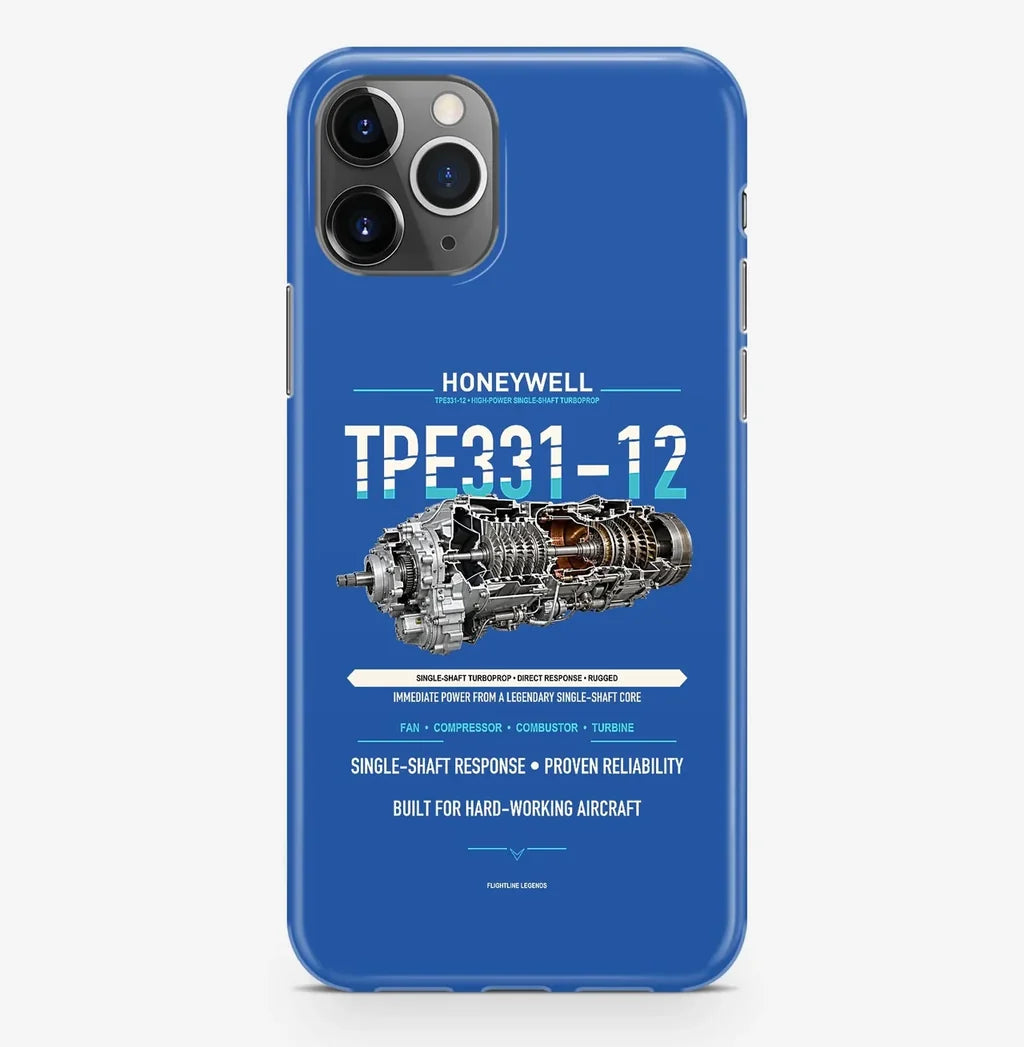 TPE331-12 Case ProMax design on blue iphone case promax