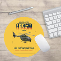 Thumbnail for Airbus Helicopters H145M LUH SOF design on yellow round mouse pad