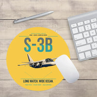 Thumbnail for S-3B Viking design on yellow round mouse pad