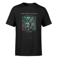 Thumbnail for VINTAGE G4062 - The Fjord Station - Premium T-Shirt design on black premium t shirt