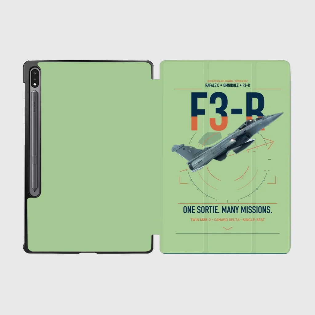 Dassault Rafale C — F3-R standard design on light green samsung tablet tablet case