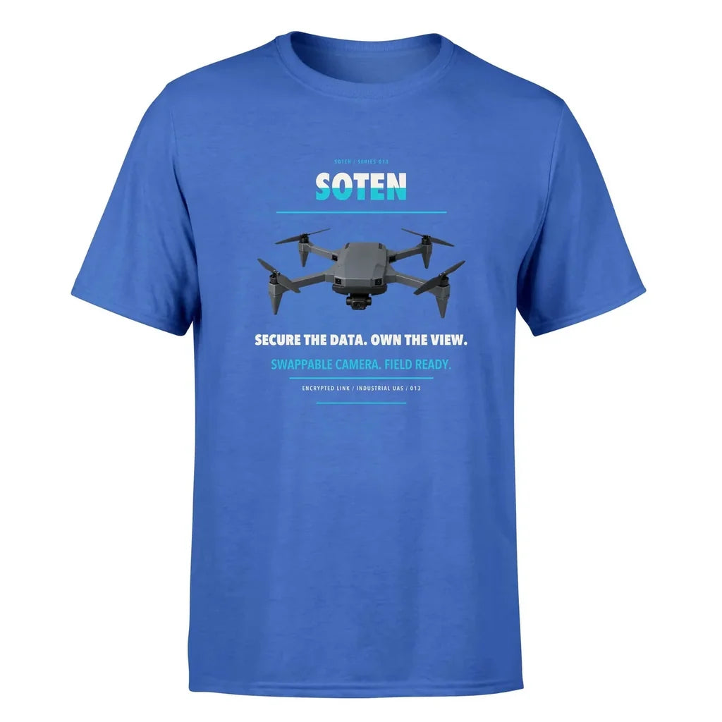 ACSL SOTEN design on blue single side