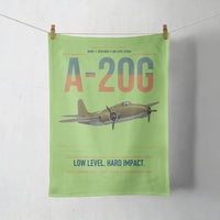Thumbnail for A-20G Havoc design on light green towel