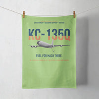 Thumbnail for KC-135Q Blackbird Tanker design on light green towel