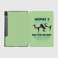Thumbnail for DJI Inspire 2 design on light green samsung tablet tablet case