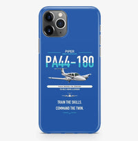Thumbnail for Piper PA-44-180 Seminole design on blue magsafe iphone case, for iPhone Pro Max