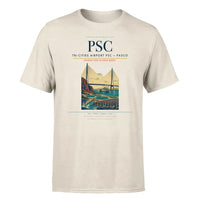 Thumbnail for Tri-Cities Airport (PSC) T-Shirt single-side front print in Beige | tri-cities-airport-psc-double-side-t-shirt