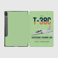 Thumbnail for T-38C Talon design on light green samsung tablet tablet case