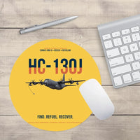 Thumbnail for HC-130J COMBAT KING II design on yellow round mouse pad