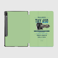 Thumbnail for TAY 650 design on light green samsung tablet tablet case