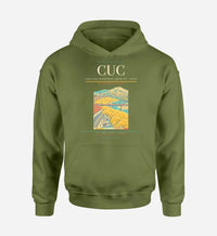 Thumbnail for Camilo Daza International Airport (CUC) design on green army hoodie single-side print