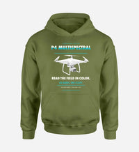 Thumbnail for DJI P4 Multispectral design on green army hoodie single side