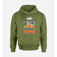 Thumbnail for SIGNAL 578 - Before Pushback We Make It Happen design on green army hoodie single side