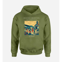 Thumbnail for VINTAGE G4392 - The Rural Library Wing - Premium Hoodie design on greenarmy premium