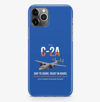 Thumbnail for C-2A Greyhound design on blue magsafe iphone case, for iPhone Pro Max