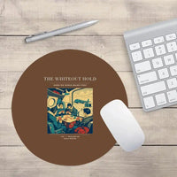 Thumbnail for VINTAGE G4359 - The Whiteout Hold - Designed Mouse Pads design on brown round