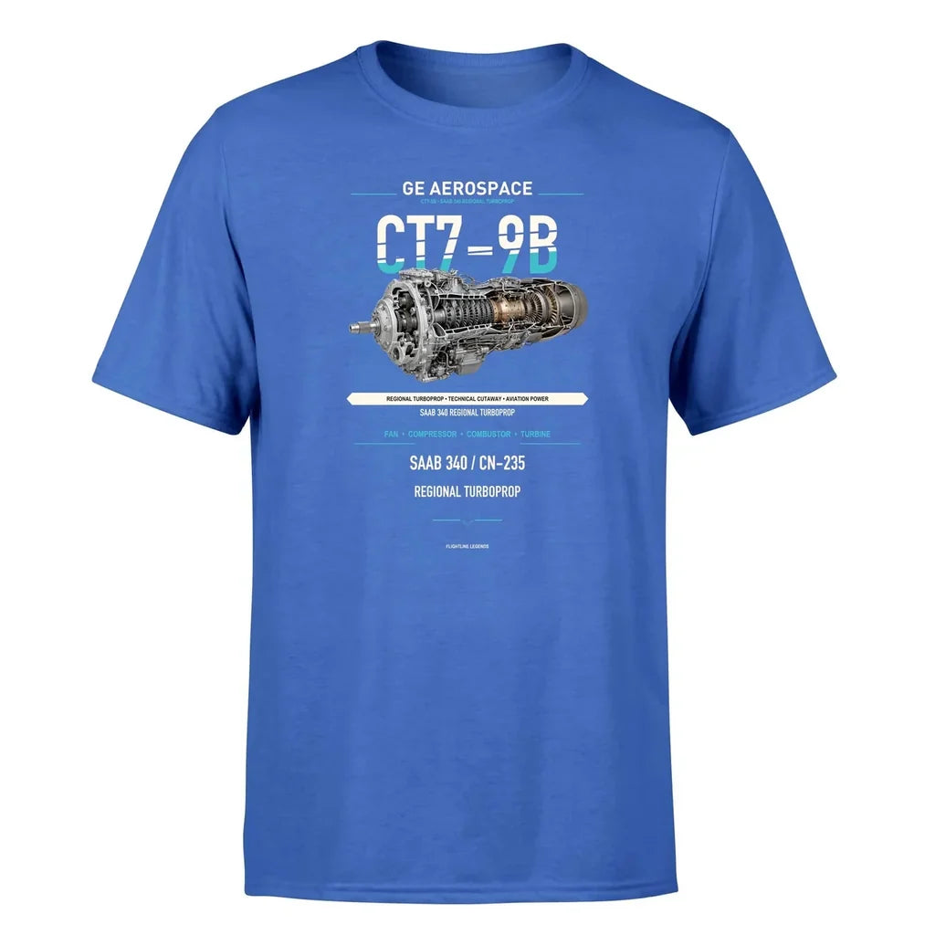CT7-9B design on blue single side