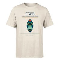 Thumbnail for Afonso Pena International Airport (CWB) T-Shirt single-side front print in Beige | afonso-pena-international-airport-cwb-double-side-t-shirt
