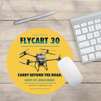 Thumbnail for DJI FlyCart 30 design on yellow round mouse pad