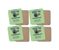 Thumbnail for Embraer ERJ145 design on light green 4 pieces set coaster