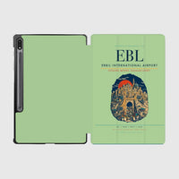 Thumbnail for Erbil International Airport (EBL) design on light green samsung tablet tablet case