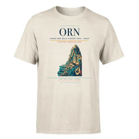 Thumbnail for Ahmed Ben Bella Airport (ORN) T-Shirt single-side front print in Beige | ahmed-ben-bella-airport-orn-double-side-t-shirt