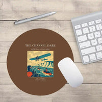 Thumbnail for VINTAGE G4324 - The Channel Dare - Designed Mouse Pads design on brown round