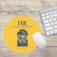 Thumbnail for Djerba-Zarzis International Airport (DJE) design on yellow round mouse pad