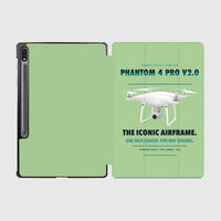 Thumbnail for DJI Phantom 4 Pro V2.0 design on light green samsung tablet tablet case