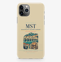 Thumbnail for Maastricht Airport (MST) design on beige iPhone 16 Pro MagSafe case