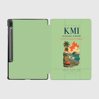 Thumbnail for Miyazaki Airport (KMI) design on light green samsung tablet tablet case