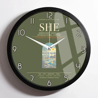 Thumbnail for Shenyang Taoxian International Airport SHE Wall-Clock Framed - Green Army