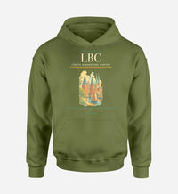 Thumbnail for Lübeck Blankensee Airport (LBC) design on green army hoodie single-side print