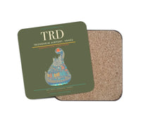 Thumbnail for Trondheim Airport Vrnes TRD Coaster 1-Piece - Green Army