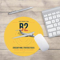 Thumbnail for Handley Page Victor B2 design on yellow round mouse pad
