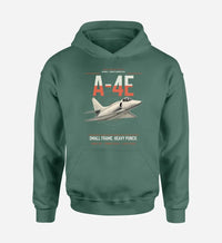 Thumbnail for A-4E Skyhawk design on green double-side hoodie