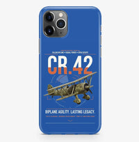 Thumbnail for Fiat CR.42 Falco design on blue magsafe iphone case, for iPhone Pro Max