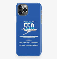 Thumbnail for Cessna Citation 550 - Citation II design on blue magsafe iphone case, for iPhone Pro Max