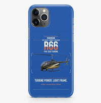 Thumbnail for Robinson R66 design on blue magsafe iphone case, for iPhone Pro Max