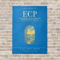 Thumbnail for Northwest Florida Beaches International Airport ECP - Canvas Framed - Turquoise