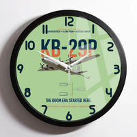Thumbnail for KB-29P SUPERFORTRESS design on light green framed wall clock