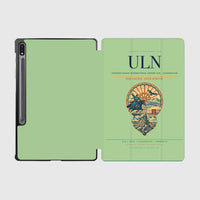 Thumbnail for Chinggis Khaan International Airport (ULN) design on light green samsung tablet tablet case