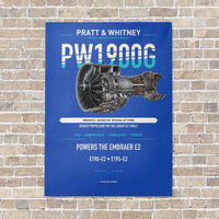 Thumbnail for PW1900G vertical canvas print - no frame - blue background