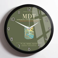 Thumbnail for Harrisburg International Airport MDT Wall-Clock Framed - Green Army