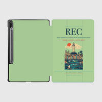 Thumbnail for Recife Guararapes (REC) design on light green samsung tablet tablet case