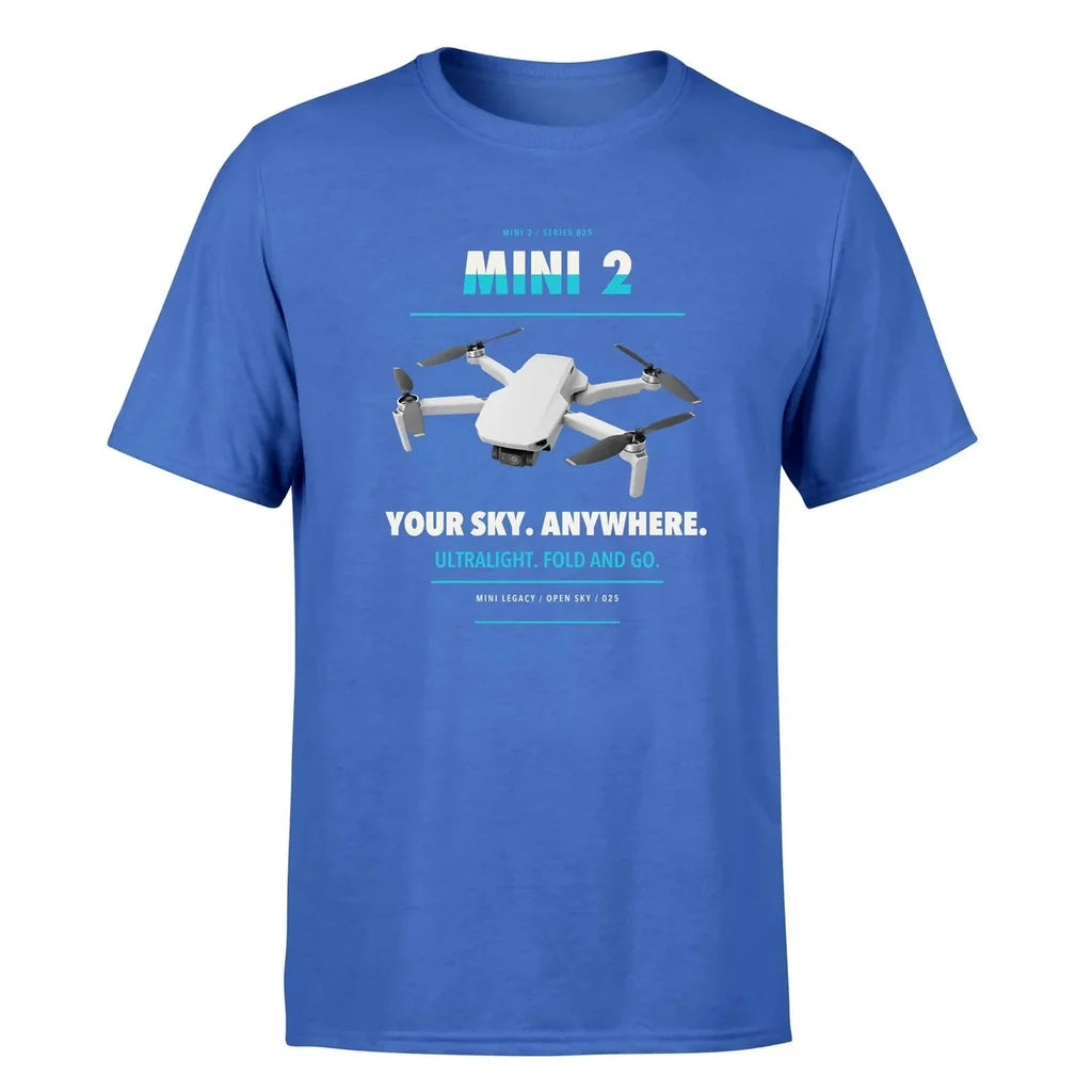 DJI Mini 2 design on blue single side