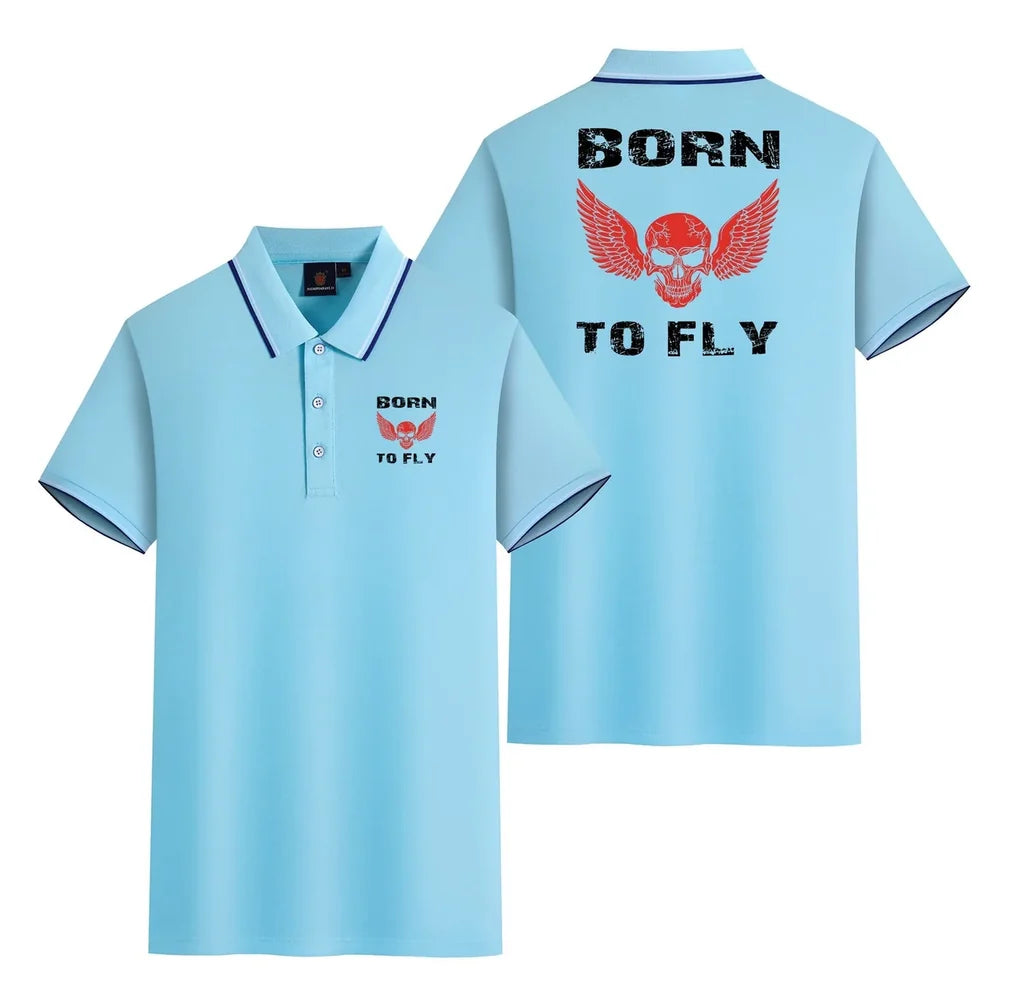 Customisable Born to Fly Polo Shirt - view 20